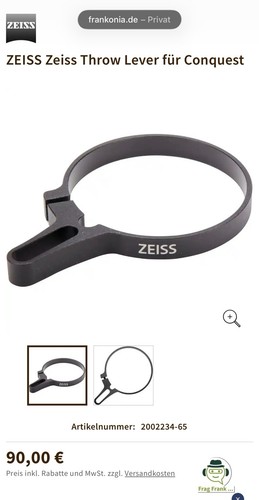 Zeiss throw - throw, für