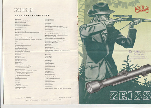 Ddr prospekt carl zeiss - prospekt,